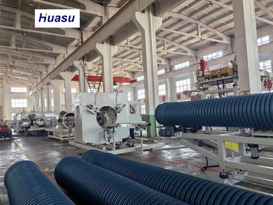 32-1600mm Double-wall Corrugated Pipe Extrusion Line with Siemens PLC Control for High Efficiency Production