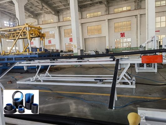 Double Wall Corrugated Pipe Extrusion Line with Water Cooling Tank