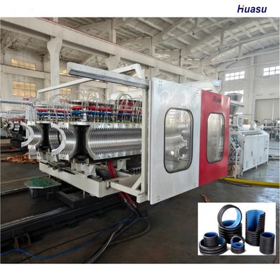 Plastic Pipe Production Extrusion Line With Good Quality Corrugated Pipe Making Machine
