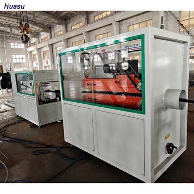 Single Wall Corrugated Pipe Extrusion Line with PLC Control 37kw Motor Power and 1 Year Warranty