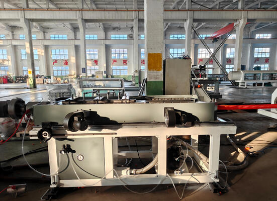 Water Cooling Single Wall Corrugated Pipe Extrusion Line with Siemens Main Motor for Continuous Operation