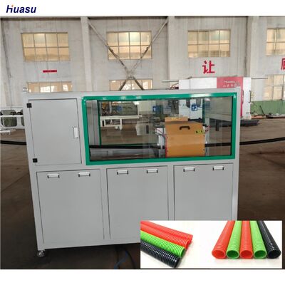 Single Wall Corrugated Pipe Extrusion Line with Temperature Sensor, Electric Heating, and Deep Screw Channel Structure