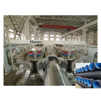 HDPE PVC Cable Conduit Making Machine, Servo Haul-off For Consistent Pipe Wall Thickness