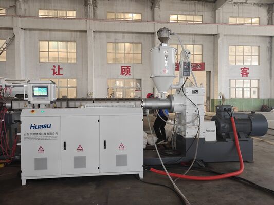 Single Wall Corrugated Pipe Extrusion Line With International Famouns Brand Electrical Parts Capacity 60 2000kg per hour with Barrel Material 38CrMoAlA