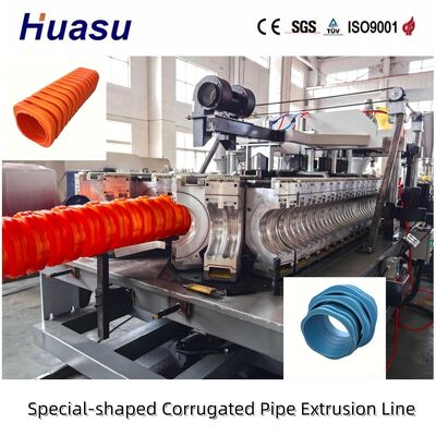 Gray Octagonal Plastic Corrugated Conduit Road Cable Buried Protective Pipe